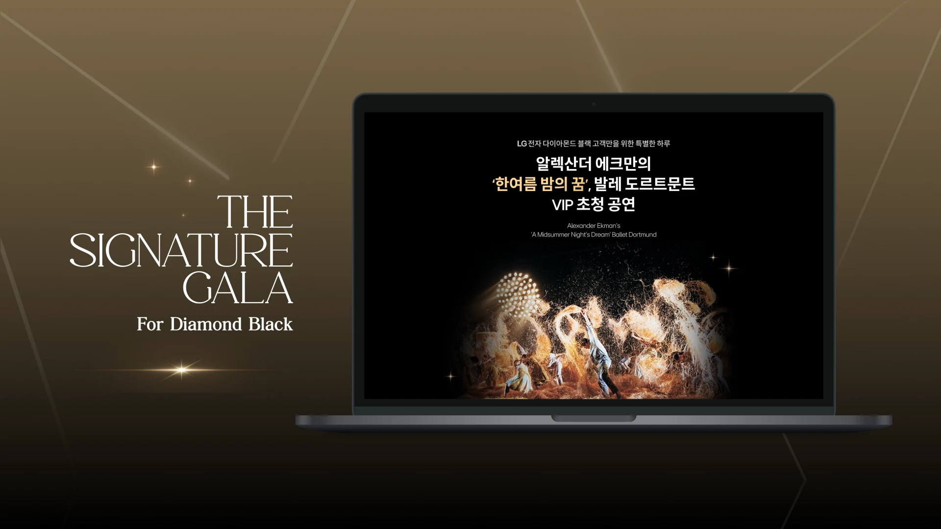 SIGNATURE VIP 문화 초청 캠페인
랜딩페이지 구축